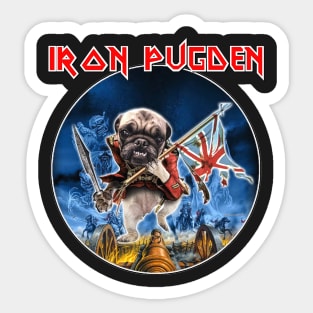 IRON PUGDEN THE TROOPUG Sticker